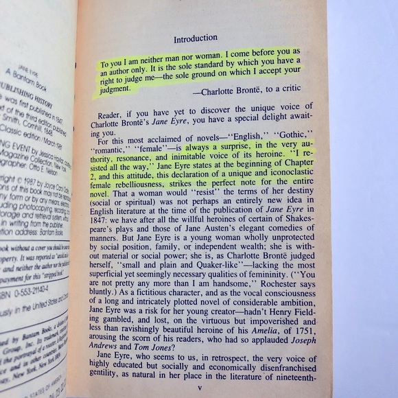 3/$10 Jane Eyre by Charlotte Brontë Vintage Book - Picture 11 of 16